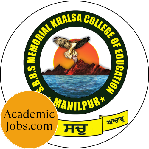 Sant Baba Hari Singh Memorial Khalsa College of Education, Mahilpur Logo